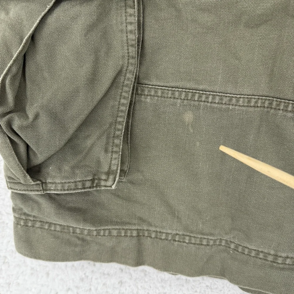 Ocean Pacific Cargo Shorts Mens 36 Green Cotton Canvas Y2K Hiking Utility VTG